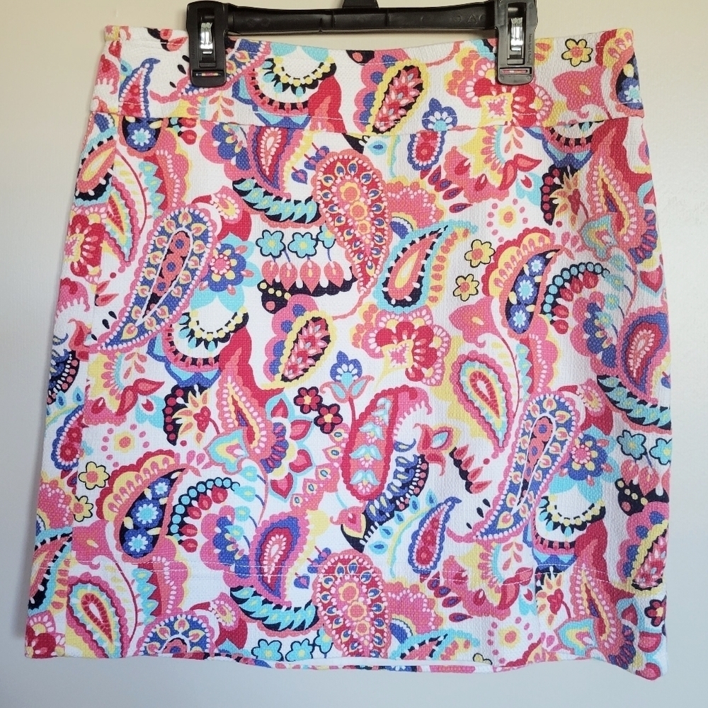 Talbots Persian Floral Paisley Woven Skirt Size 6